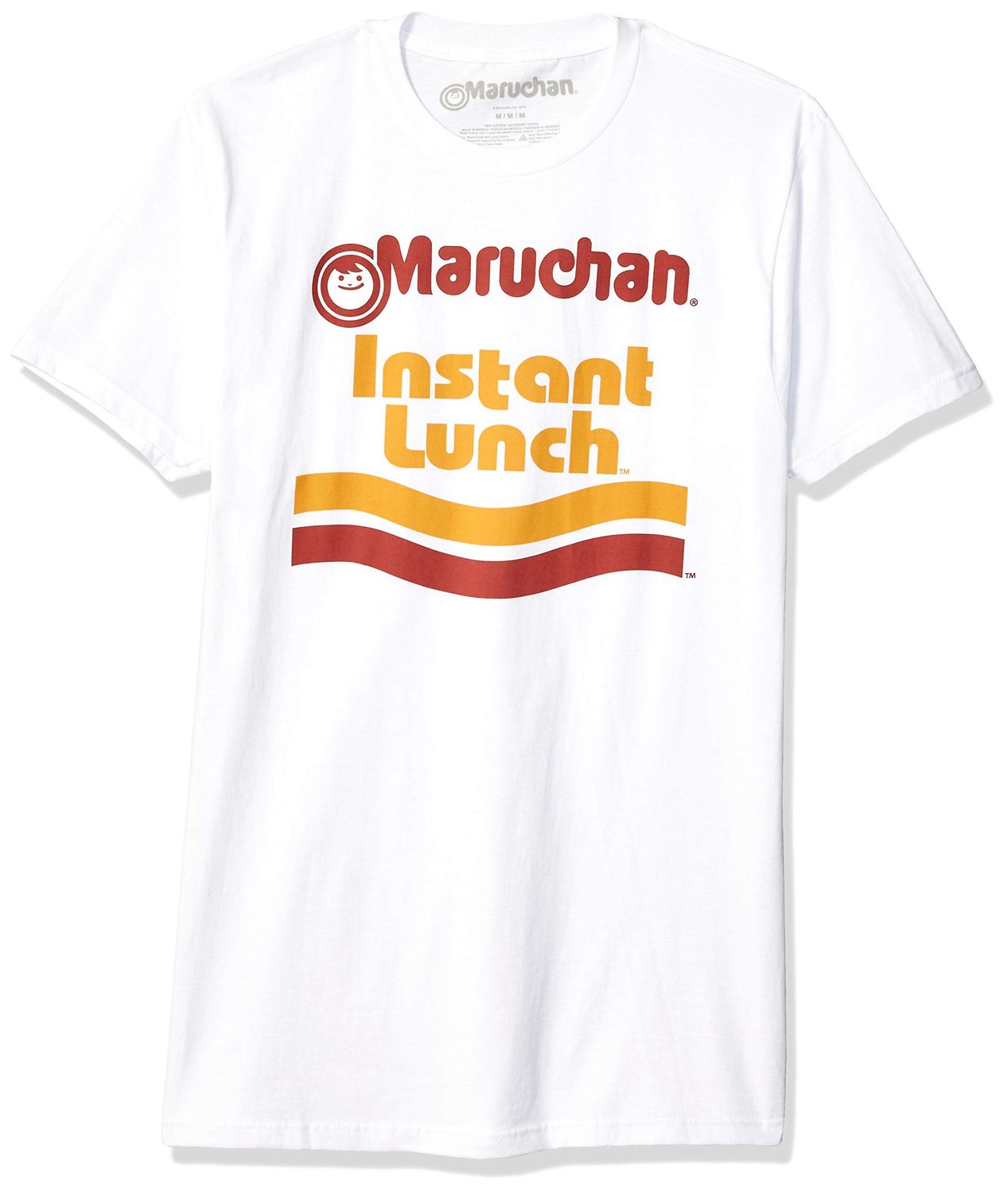 Maruchan unisex adult Ramen Noodle Instant Lunch Logo T-shirt T Shirt, White, X-Small US