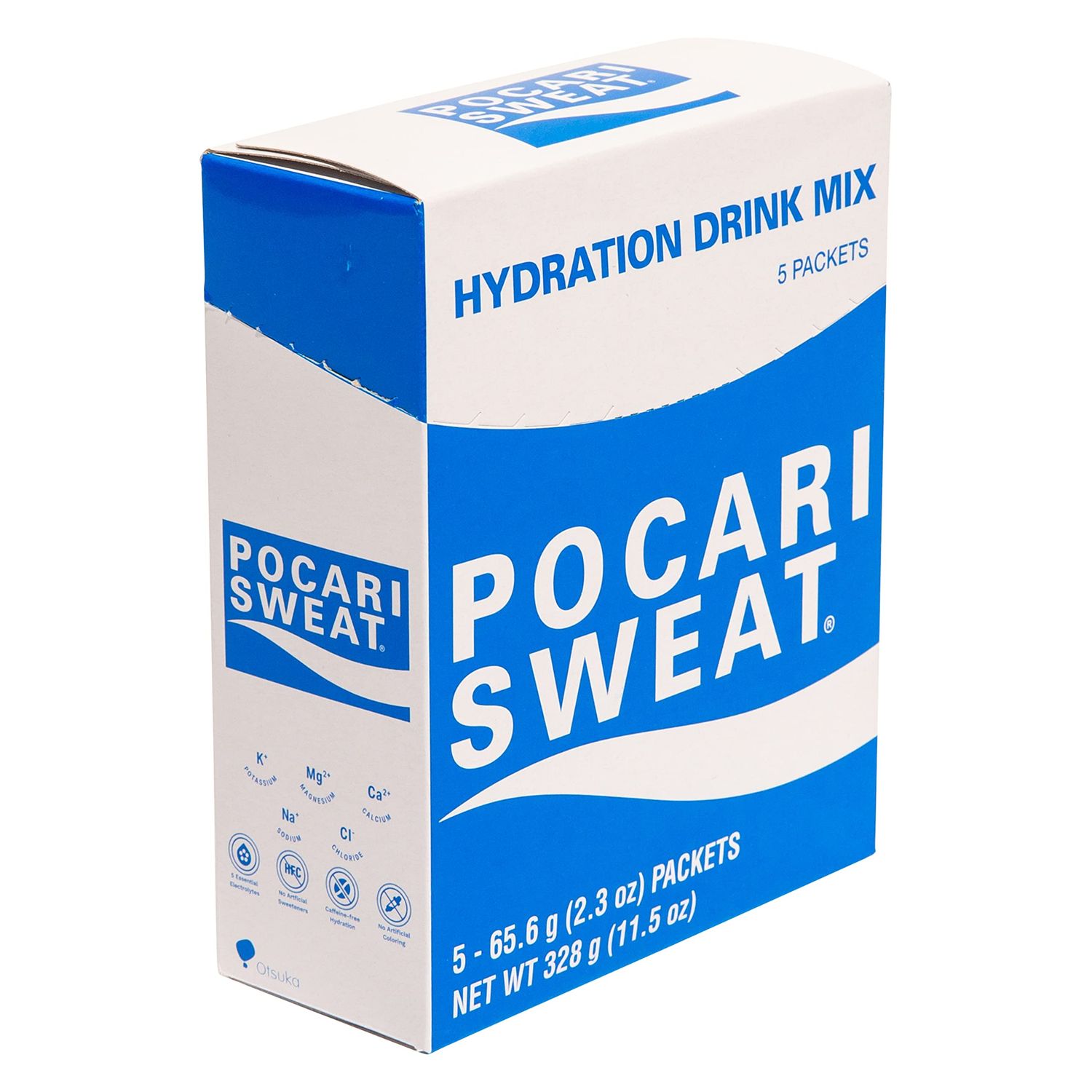 Pocari Sweat Powder - 1 Box, 5 Packets, Now in the USA, Restore the Water and Electrolytes, Hydration That is Smarter Than Water, Japan&#39;s Favorite Hydration Drink (40407)