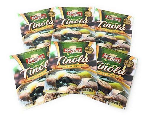 Mama Sita&#39;s Tinola Ginger Soup Base Mix, 0.88oz (25g) 6 Pack