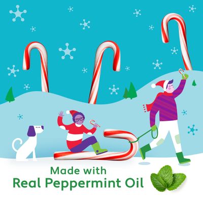 Brach's Bob's Mini Peppermint Candy Canes, 35ct - Individually Wrapped Holiday Classic, Perfect for Baking, Decorating, and Sharing