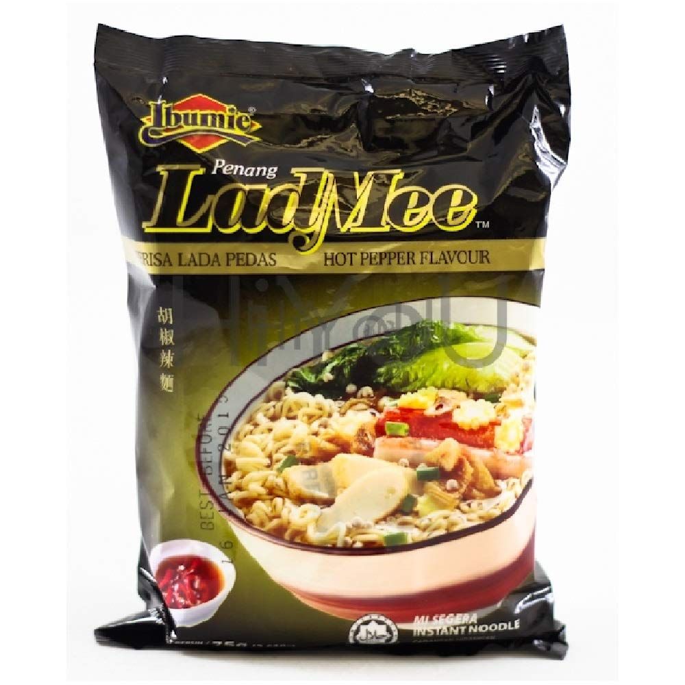 Ibumie Mee Instant Noodles 75g (Penang LadMee, 10 Packs)