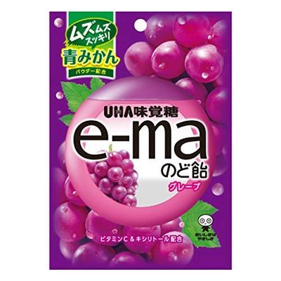 Taste sugar e-ma Throat lozenge grape bag 50g ~ 6 bags
