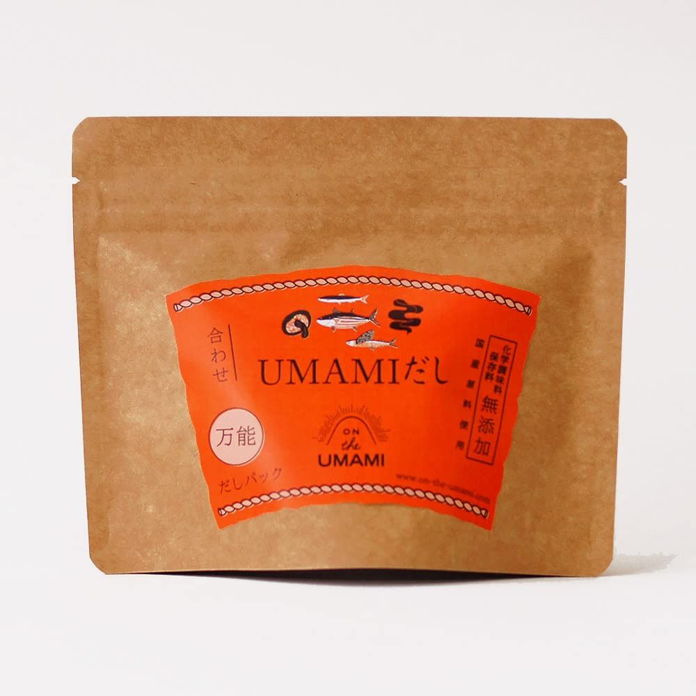 Japanese dashi packet awase (Blend), Dashi broth soup stock, No MSG, 10g packet x 8, ON THE UMAMI