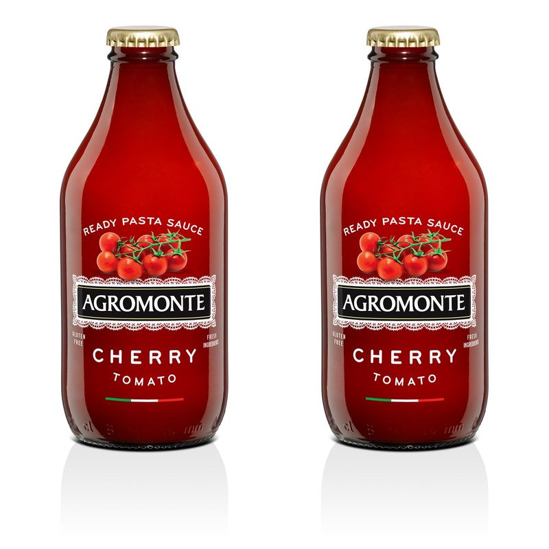 Agromonte Authentic Italian Cherry Tomato Pasta Sauce (Classic)- Taste of Italy Gourmet Foodie and Chef Gift - Ready to Use, Certified Kosher, Gluten-Free, All Natural 11.64oz (2 pack)
