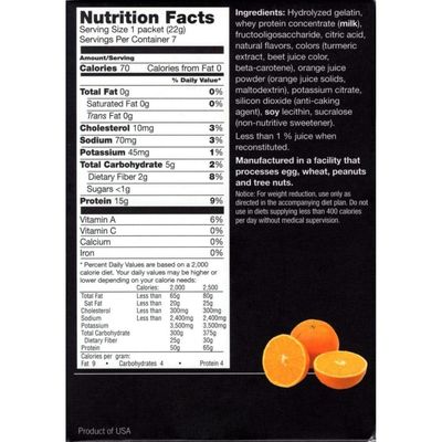 Proti Fit Orange Drink Mix IDEAL PROTEIN COMPATIBLE