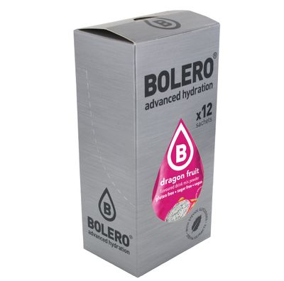 BOLERO - Dragon Fruit Flavored, Sugar Free and Low Calorie Powdered Drink Mix, Makes 16oz for Strong Flavor or 32oz for Mild Flavor, 36 Small Sachet Singles-To-Go - Europe&#39;s Favorite Drink Mix