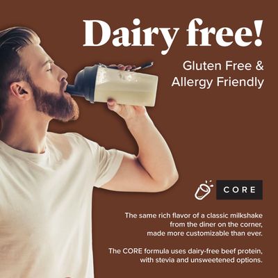 Keto Chow Strawberry Cream Core (w/Stevia) - Keto Meal Replacement Shake Powder - Nutritionally Complete - Low Carb - Delicious Easy Meal Substitute - Protein Rich & Dairy Free - Single Meal Serving