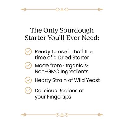 Breadtopia Live Sourdough Starter | Organic Non-GMO Ingredients | Active &amp; Ready to Go | It's Alive - Must be Fed Immediately on Delivery
