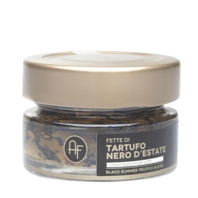 100% Italian Black Summer Truffle Slices in Olive Oil - Summer Truffle Carpaccio in Olive Oil - Perfect Substitute For Fresh Truffles All Year Long - 1.76oz (50g)