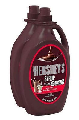 Hershey&#39;s Chocolate Syrup (48 oz, 2 ct.) AS, 2 Pack