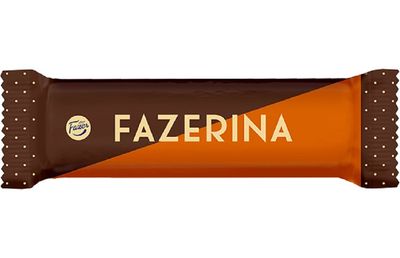 5 Bars x 37g of Fazer Fazerina - Milk Chocolate with Orange Truffle filling