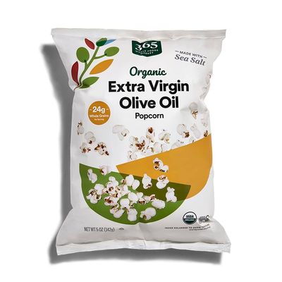 365 by Whole Foods Market, Organic Extra Virgin Olive Oil and Sea Salt Popcorn, 5 Ounce