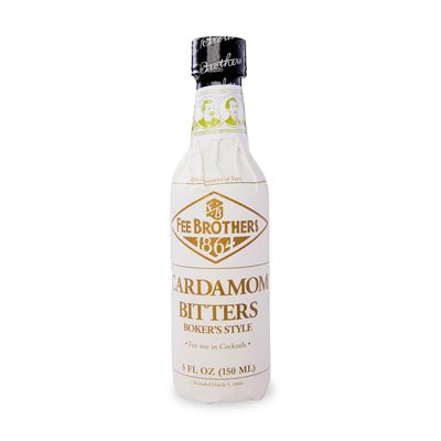 Fee Brothers Cardamom Cocktail Bitters - Aromatic Cocktail Mixer &amp; Concentrated Flavoring, Gluten Free, Vegan-Friendly, 5 fl oz