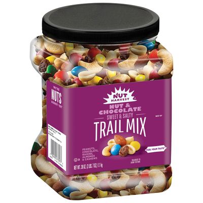 Nut Harvest, Nut &amp; Chocolate Mix, 39 Ounce Jar