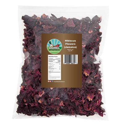 Dried Hibiscus Flowers Cut and Sifted, Flor de Jamaica, Great for Hibiscus Tea Jamaica Tea. 4 oz and 1 lb. (1 LB)