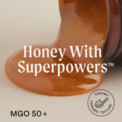 Manukora Raw Manuka Honey, MGO 50+, New Zealand Honey, Non-GMO, Traceable from Hive to Hand, Daily Wellness Support - 500g (1.1 Lb)