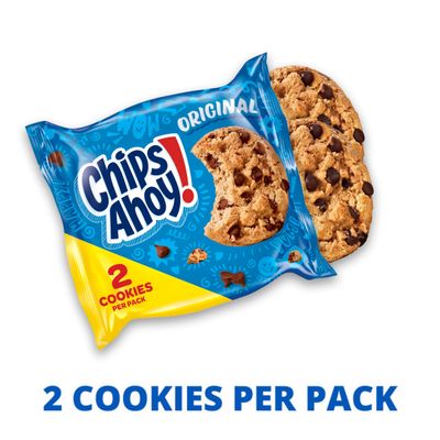 CHIPS AHOY! Original Chocolate Chip Cookies, 20 Snack Packs (2 Cookies Per Pack)