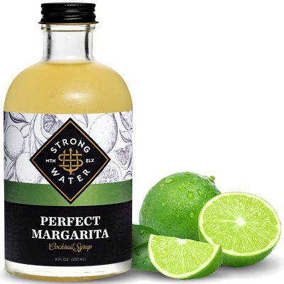 Strongwater Best Margarita Mix - Makes 8 Cocktails - Concentrated Margarita Drink Mix, Perfect Margarita Mixer, Coin Style Made with Fresh Lime Juice &amp; Orange Cointreau Extract - 1 Pack