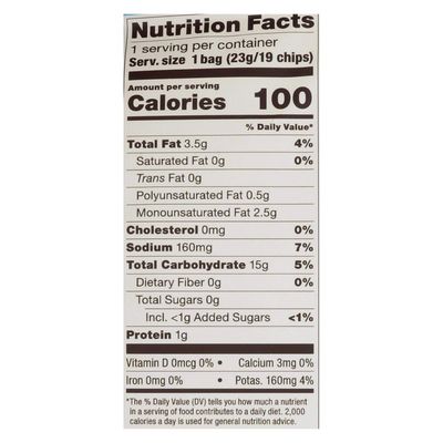 Popchips Potato Chips, Sea Salt Flavor, Snack Size Bags, 0.8oz (Pack of 24)