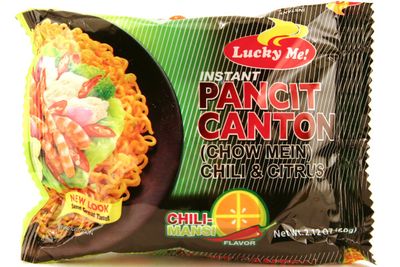 Instant Pancit Canton Chili-mansi (Instant Chow Mein Chil &amp; Citrus Flavor) - 2.29oz [Pack of 6]