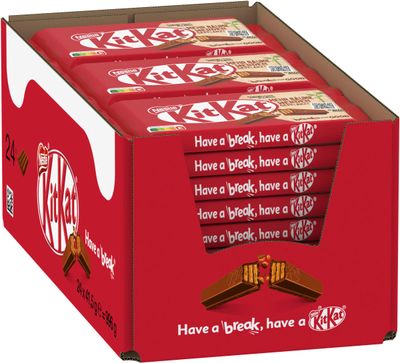 KitKat Einzelriegel, 24er Pack (24 x 45 g)