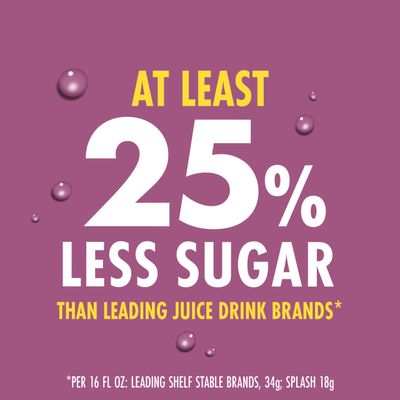 V8 Splash Berry Blend Flavored Juice Beverage, 16 fl oz Bottle