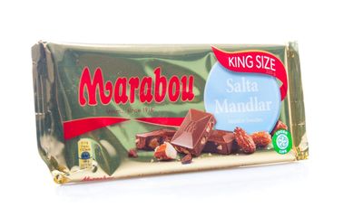 Marabou Salta Mandlar - Salted Almond Milk Chocolate 200g