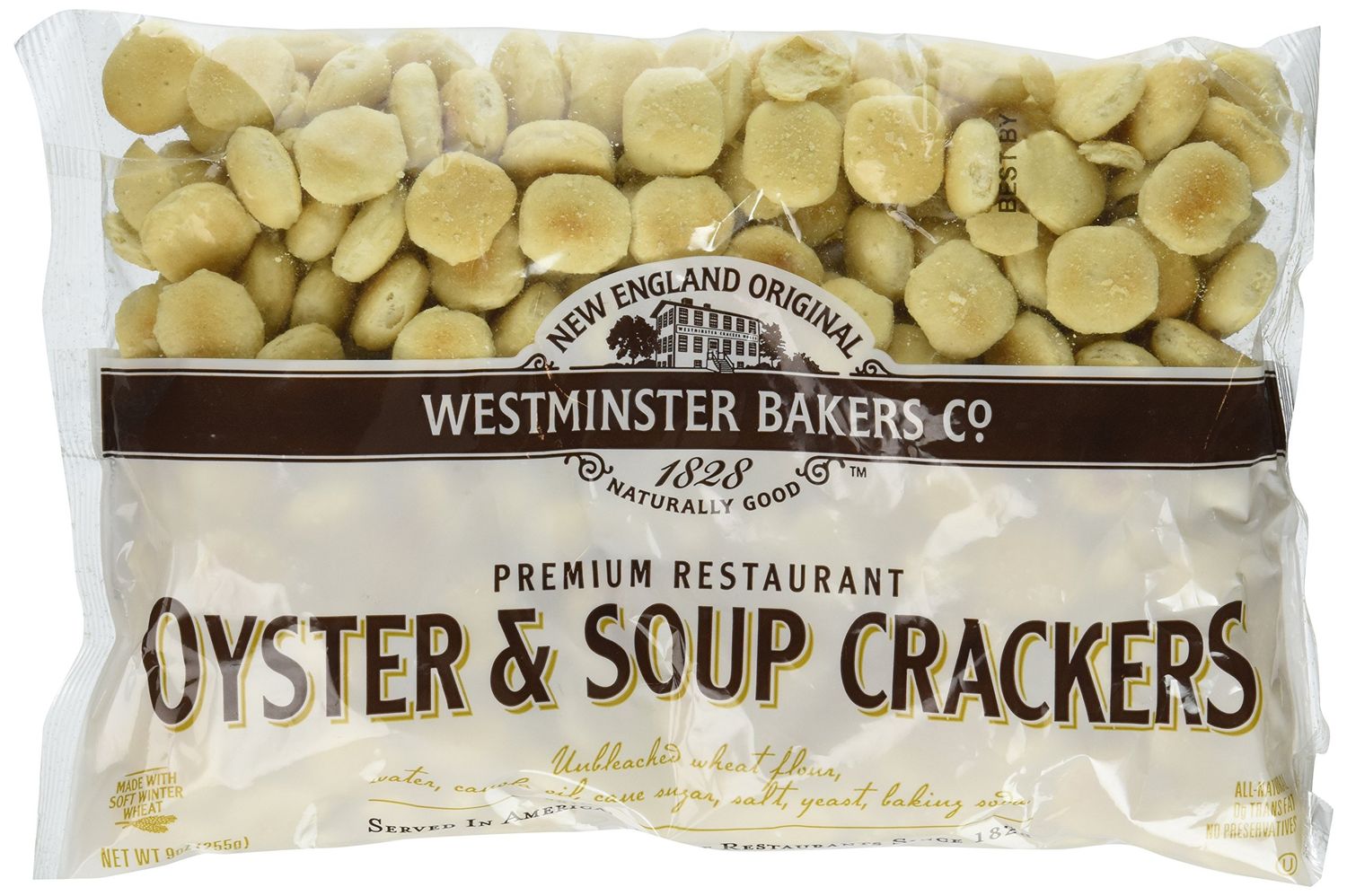 New England Original Westminster Bakeries Oyster &amp; Soup Crackers (3 Pack)