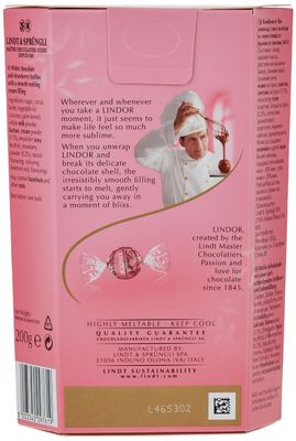 Lindt Lindor Strawberries &amp; Cream 200g