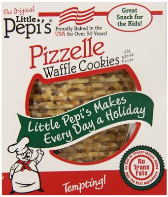 Little Pepi's Pizzelles, Lemon, Natural and Artificial Flavors , 7 Ounce