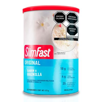 SlimFast Meal Replacement Powder, Original French Vanilla, Weight Loss Shake Mix, 10g of Protein, 22 Servings (Packaging May Vary)