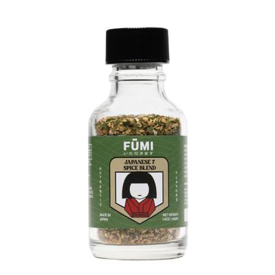 FMI Japanese Shichimi Togarashi Mixed Salt - Traditional 7 Spice Blend - Pepper, Orange, Onion - Perfect for Ramen, Grilled Meats, Stir-Fries, Rice Dishes &amp; More - All purpose seasoning - 1.5 oz