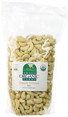 Braga Organic Farms Organic Raw Cashews 2 lb. bag