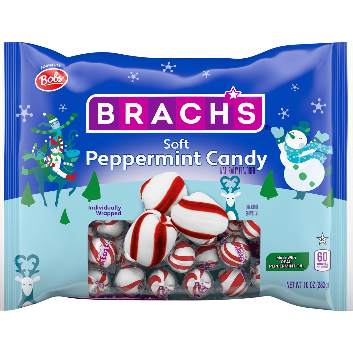 Brach&#39;s Holiday Soft Peppermint Candy, 10oz