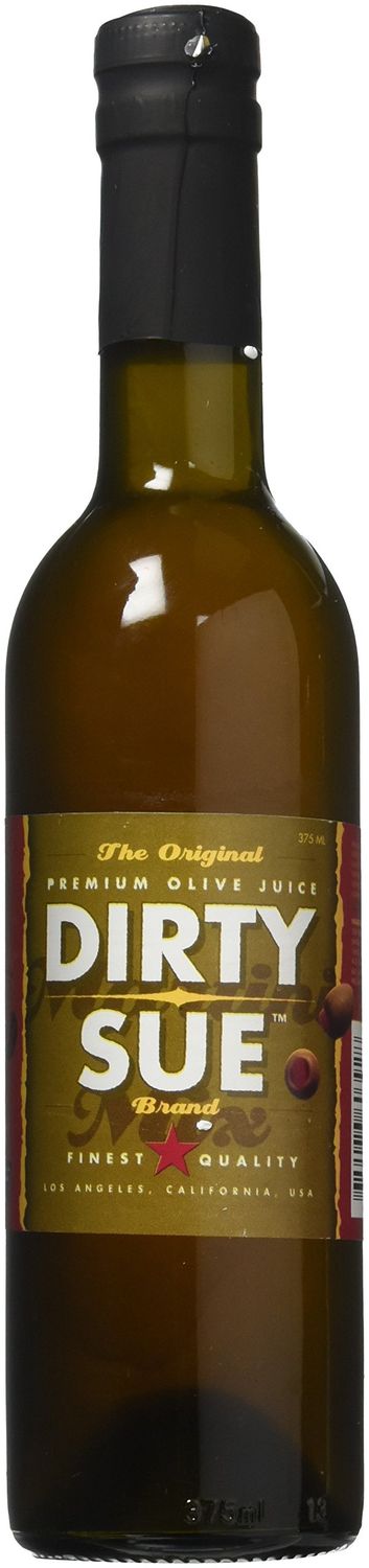 Dirty Sue Premium Olive Juice - Elevate Your Cocktail Game with the Ultimate Dirty Martini Experience using 12.69 oz of Savory and Salty Brine