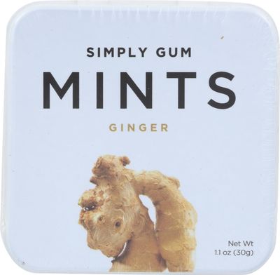 SIMPLY GUM Ginger Mints, 1.1 OZ