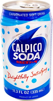 CALPICO SODA, Carbonated Soft Drink, Hint of Citrus Flavor, Japanese Soda, Made With CALPICO and Carbonated Water, 11.3oz Can (Pack of 24)