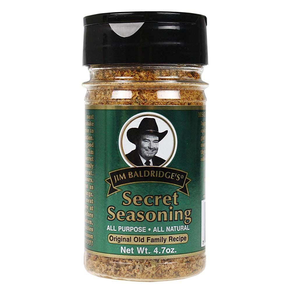 All Purpose Seasoning - Jim Baldridge&#39;s Secret Seasoning - 4.7 oz - All Natural - Gluten &amp; MSG Free - Nebraska USA Made - Unique Spice Blend - Gourmet All Purpose Herbs &amp; Spice Blend