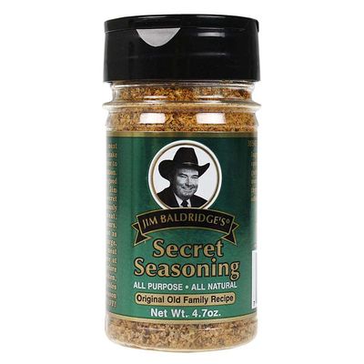 All Purpose Seasoning - Jim Baldridge&#39;s Secret Seasoning - 4.7 oz - All Natural - Gluten &amp; MSG Free - Nebraska USA Made - Unique Spice Blend - Gourmet All Purpose Herbs &amp; Spice Blend