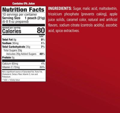 Alpines Spiced Apple Cider - 2 Pack of 7.4 oz Boxes Which Each Contain 10 Cider Packets - Total of 20 Packets w/Exit 28 Bargains Sticker