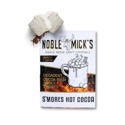 Noble Mick&#39;s Craft Cocktail Strawberry Margarita Drink Mix, Bundle of 6 Packets, Single Serve Packets, Just Add Tequila and Water - 45 Calories, Net Wt 0.42 oz