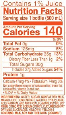 CALPICO Mango, Non-Carbonated Drink, Japanese Beverage Contains Mango Juice Concentrate, Sweet and Tangy Asian Drink, 16.9 FL oz. (Pack of 6)