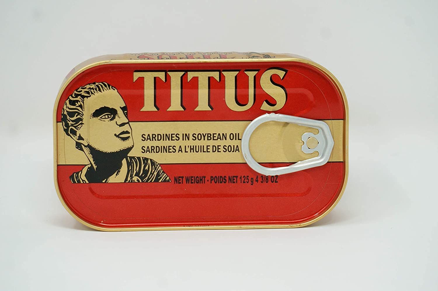 Titus Sardines in Vegetable Oil Pack Of 5 (5 x 125g)