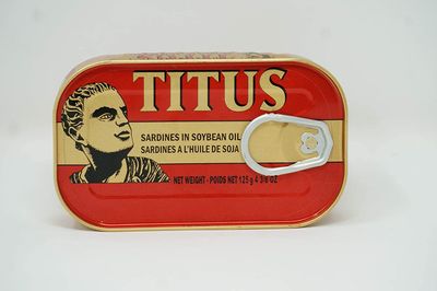 Titus Sardines in Vegetable Oil Pack Of 5 (5 x 125g)