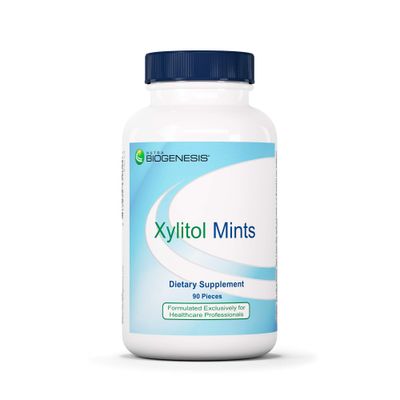 Nutra BioGenesis - Xylitol Mints - Peppermint Flavored Mints to Help Support Dental Health - 90 Capsules