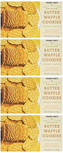 Trader Joe&#39;s Belgian Butter Waffle Cookies,8.8 Ounce (Pack of 4)