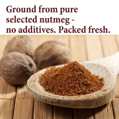 The Spice Way Ground Nutmeg - premium powder - 4 oz resealable bag