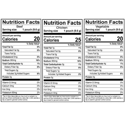 Savory Choice Broths Reduced Sodium Broth Variety Pack 10 each Beef, Chicken and Vegetable Concentrates (30 Total) Make Great Soups Gluten Free Dairy Free