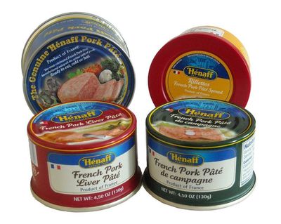 4 Gourmet Pates &amp; Rillettes From France Combo (2 PACK)