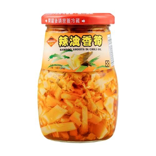 Preserved Crispy Chili Bamboo Shoot in Chili Oil - 13oz (1 Pack)